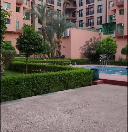 Charming Two-Bedroom Apartment In Gueliz,Marrakesh Exterior photo