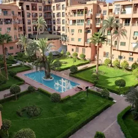 Charming Two-Bedroom Apartment In Gueliz,Marrakesh Exterior photo